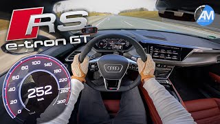 RS etron GT 646 hp  0260 kmh LAUNCH Control🏁  by Automann in 4K [upl. by Silverstein]