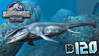 MOSASAUR UNLOCKED  Jurassic World  The Game  Ep 120 HD [upl. by Esiuolyram]