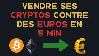 Vendre ses cryptos en euros avec Binance en 5 min [upl. by Farant]