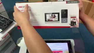 Hik Vision IP Video Intercom system DSKIS603P Unboxing and Setup [upl. by Erl]