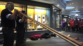 Alphorn Alpine Horn Music Interlaken Switzerland [upl. by Mikkanen]