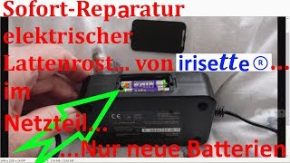 W0375 SofortReperatur defektes Irisette Motor Lattenrost [upl. by Etnovert324]