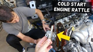 ENGINE NOISE RATTLE ON COLD START 12 SECOND RATTLE NOISE COLD ENGINE [upl. by Tallula]