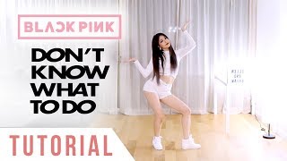 BLACKPINK  ‘Don’t Know What To Do’ Dance Tutorial Explanation  Mirrored  Ellen and Brian [upl. by Louisa370]