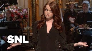 Monologue Emma Stone on Attracting Nerdy Fans  SNL [upl. by Nylimaj]