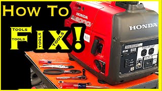 REPAIR HONDA GENERATOR EU2000i simple and easy [upl. by Biagio]