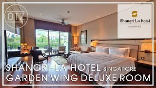 ShangriLa Hotel Singapore  Garden Wing Deluxe Room Review [upl. by Barr]