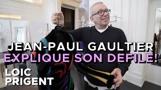 JEANPAUL GAULTIER EXPLAINS HIS FALL 2019 COUTURE  by LOIC PRIGENT [upl. by Fry]