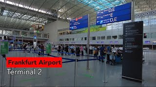 Frankfurt Flughafen Fra  Airport Terminal 2  Germany  Juni 2021  Reopen after Lochdown [upl. by Amaris]