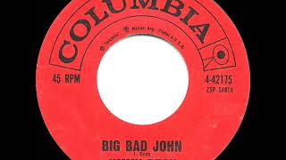 1961 HITS ARCHIVE Big Bad John  Jimmy Dean a 1 record [upl. by Ketti]