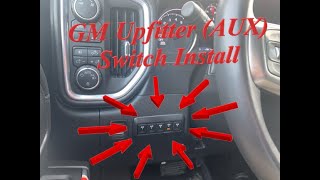 GM Upfitter Switch Install New Body Style 19 Part 1  Underhood [upl. by Leontina]