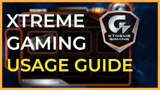 Gigabyte XTREME GAMING SOFTWARE Tutorial [upl. by Zehc857]