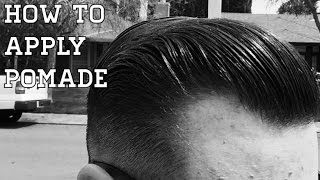 Mens Hair Tutorial  How to use pomade [upl. by Ulyram]