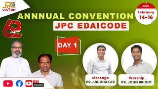 Day 1  JPC Edaicode  62th Annual Convention [upl. by Anitsirc]