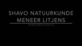 5HAVO Natuurkunde Hemelmechanica opgave [upl. by Rotow308]