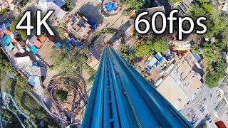 Falcons Fury onride 4K POV 60fps Busch Gardens Tampa [upl. by Shadow]