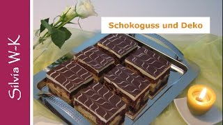 Donauwelle  Schokoguss und Deko  Tipps [upl. by Idhem]