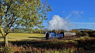 A Caledonian Reunion  828 amp 419 on the Boness amp Kinneil Railway [upl. by Rialb]