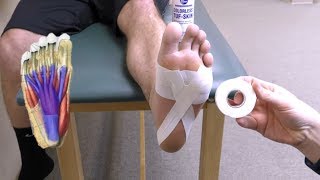 Hapla Wave  Taping Technique for Plantar Fasciitis [upl. by Hitchcock337]