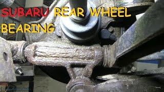 Subaru Rear Wheel Bearing  Press In [upl. by Valiant603]