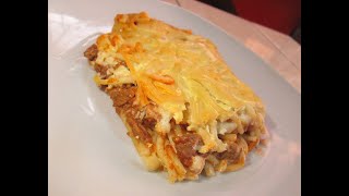 RECETA Pastel de Fideos con Carne [upl. by Cheung891]