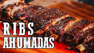 Costillas de Cerdo Ahumado  Costillas BBQ  Slucook [upl. by Auohc162]