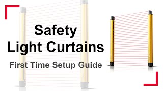 Safety Light Curtains KEYENCE GLR Series  First Time Setup Guide [upl. by Dnalyram478]