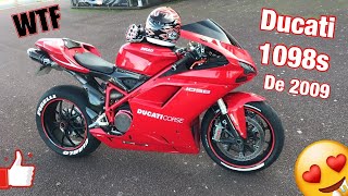 Test Ducati 1098s de 2009  172cv [upl. by Stanislas]