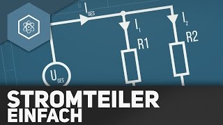 Der einfache Stromteiler  Netzwerkanalyse [upl. by Lexis]