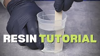 How to use Epoxy Resin For Beginners Resin Tutorial  RESIN ART [upl. by Thevenot]