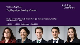 Pupillage Open Evening Webinar [upl. by Adorl771]