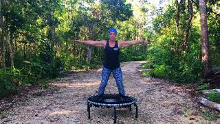 20 Min Part 1 of a Heart Pumping Rebounding Remake on a Jumpsport RebounderFitness Trampoline [upl. by Leihcim]