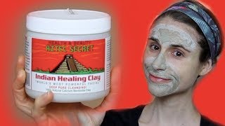 AZTEC SECRET HEALING CLAY MASK REVIEW DR DRAY [upl. by Enihpled]