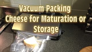 Vacuum Packing Cheese for Maturation or Storage [upl. by Etem]