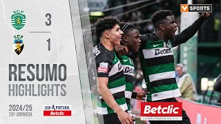 Resumo Sporting 31 Farense Liga 2425 20 [upl. by Curr]