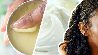 DIY Natural Hair Products  POMADE amp HAIR BUTTER [upl. by Arte]