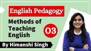 Target CTET2020  English Pedagogy Teaching Methods  Class03 [upl. by Nnyltak]