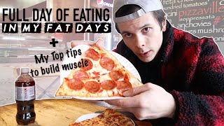 Full Day Of Eating When I Was Overweight  4000 CALORIES  My Top Tips To Build Muscle [upl. by Haodnanehs738]