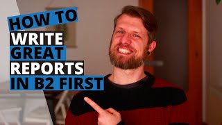 Cambridge B2 First FCE How to Write a Report [upl. by Leeth878]