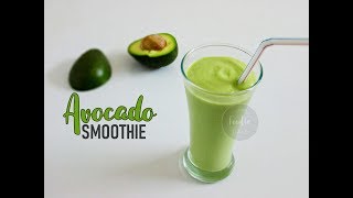 Avocado Smoothie  Easy avocado smoothie recipe [upl. by Llehctim]