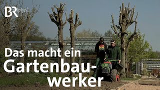 Gartenbauwerker  Ausbildung  Beruf  BR [upl. by Nosnek]