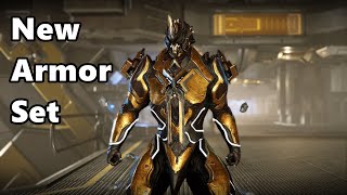 NEW KiTeer quotGrethquot Armor  Syandana Set Showcase Warframe [upl. by Nyleaj]