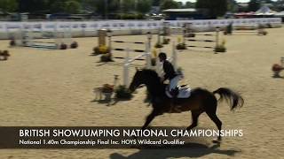 British Showjumping National Championships  140m National Championship [upl. by Ahsinod]