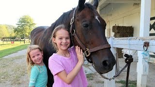 Addys First Horseback Riding Lesson [upl. by Munshi]