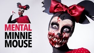 Mental Minnie Mouse sfx makeup tutorial [upl. by Ialda]