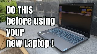 DO THIS before using your new Laptop [upl. by Llerrej]