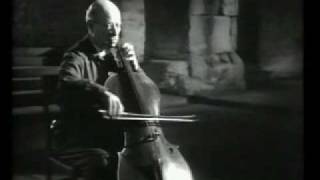 Pablo Casals plays BACH  Suite no 1 for Cello  part 2 [upl. by Laundes775]