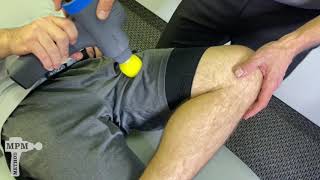 Groin Pull  Mechanical Percussion Massage Method [upl. by Lulu]