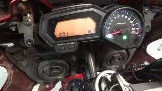 How to Adjust Throttle Position SensorTPS on a 06 FZ1 [upl. by Aiepoissac]