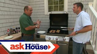 How to Install a Natural Gas Barbecue Grill  Ask This Old House [upl. by Jovita]